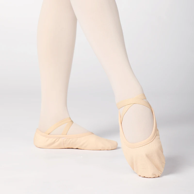

Women Ballet Shoes Girls Ballerina Stretch Canvas Ballet Slippers Soft EVA Sponge Insole Dance Shoes Dance Flats