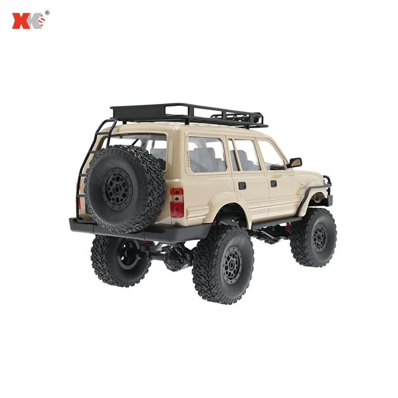 WPL C54 C54-1 1/16 RC 2.4G zdalnie sterowany 4x4 Off Road LC80 Model LED światło wspinaczkowe zdalnie sterowana ciężarówka zabawka elektryczna