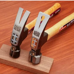 Floor Install Knocking Claw Hammer Woodworking Special Install Hammer Wood Handle Scraping Ash Right Angle Hardware Manual Tools