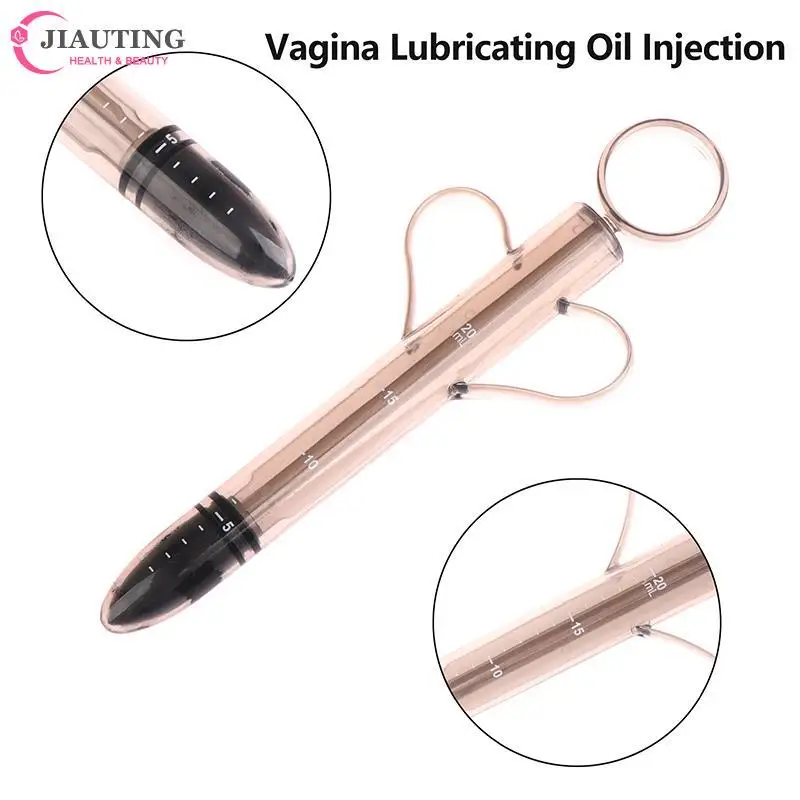 Juguetes sexuales de lubricación limpia para pareja, lubricante de 20ml, enemador vaginal, inyección de aceite lubricante, jeringa, herramientas para el cuidado higiénico