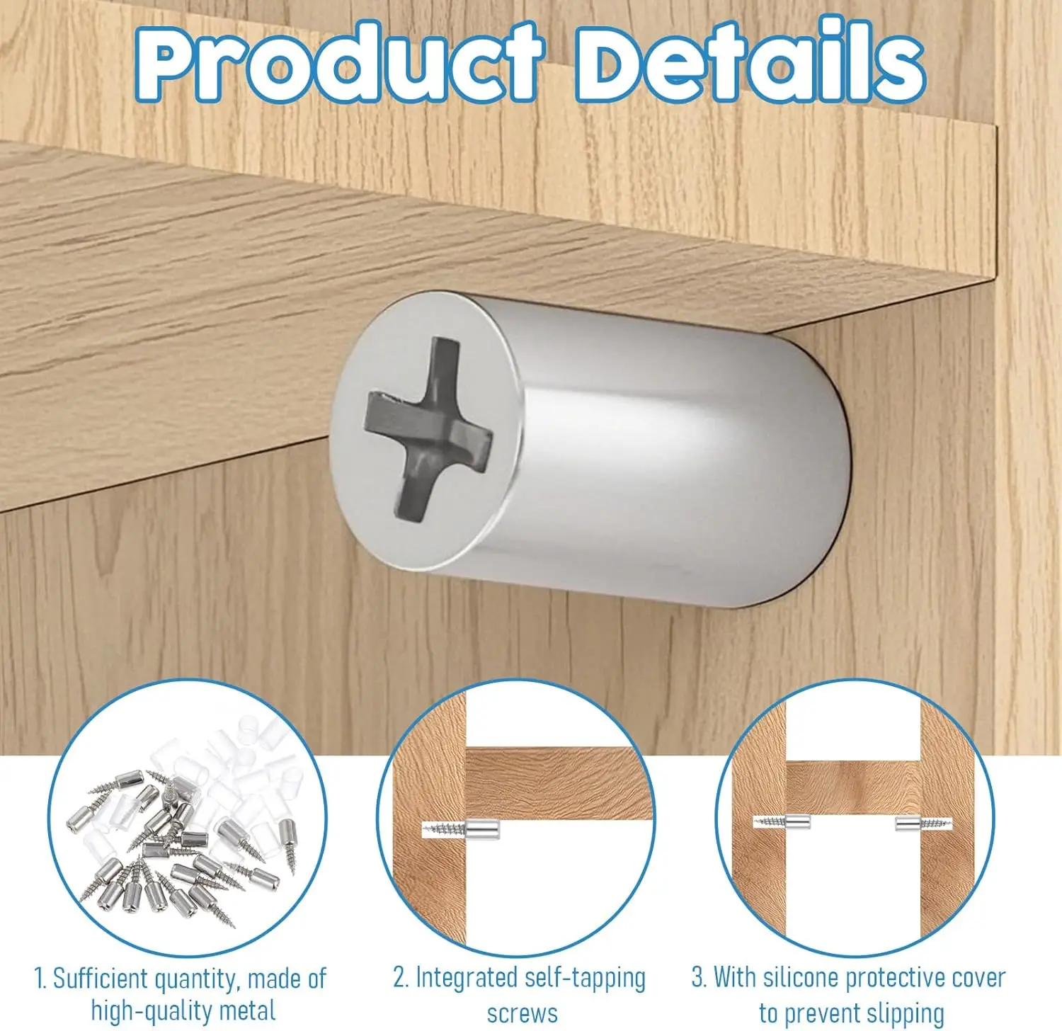 Self-Tapping Screws Cabinet Laminate Support