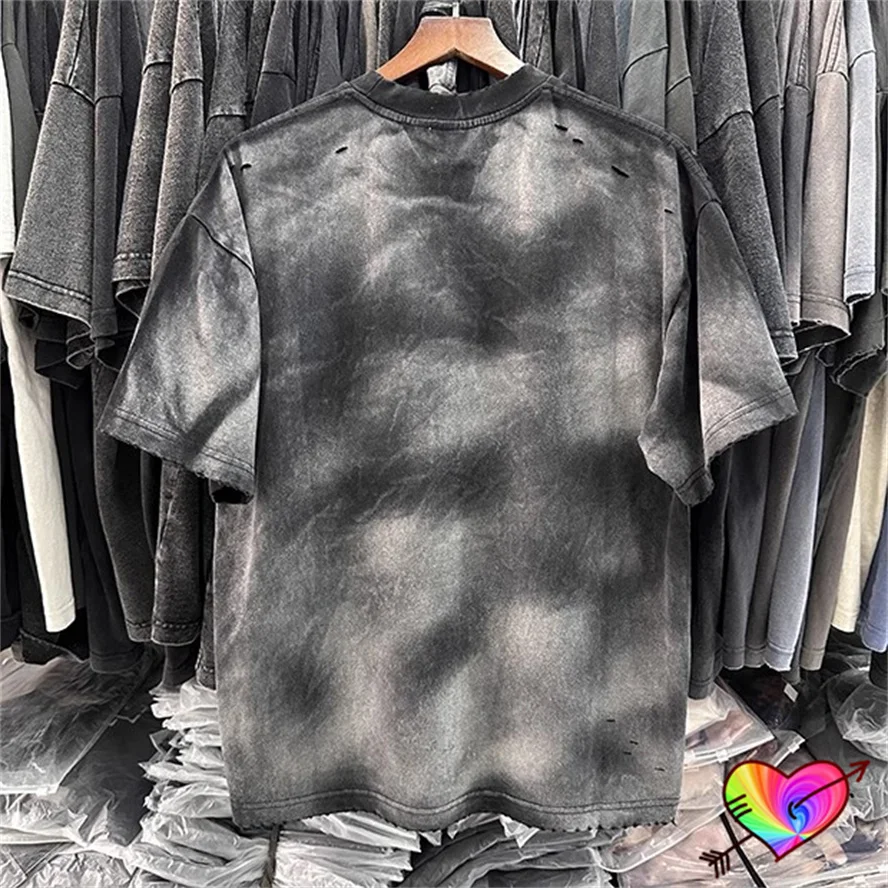 2024 Fading Grey Enfants Riches Deprimes Tee Men Women Break Details Washed ERD T-shirt Oversize Tops Vintage Short Sleeve