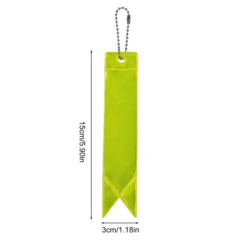 Reflector Pendant 10pcs Reflective Backpack Pendant Waterproof Children's Reflector Highly Visible Night Walking Safety Gear Bag