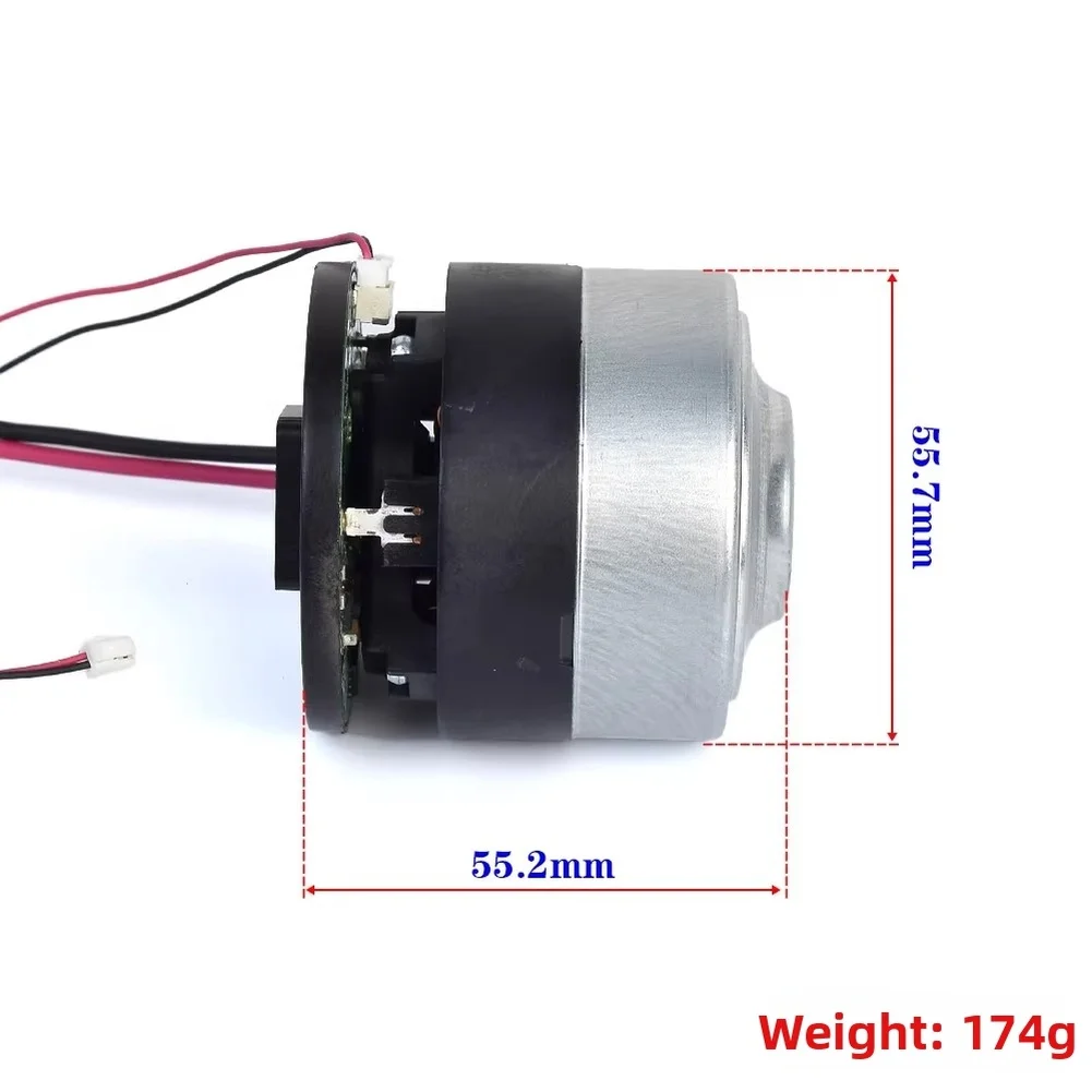 

55 мм высокоскоростной 350 Вт мощный бесщеточный турбонагнетатель постоянного тока 28,8 В 29,6 В мощный пылесос с контролем скорости турбонагнетатель