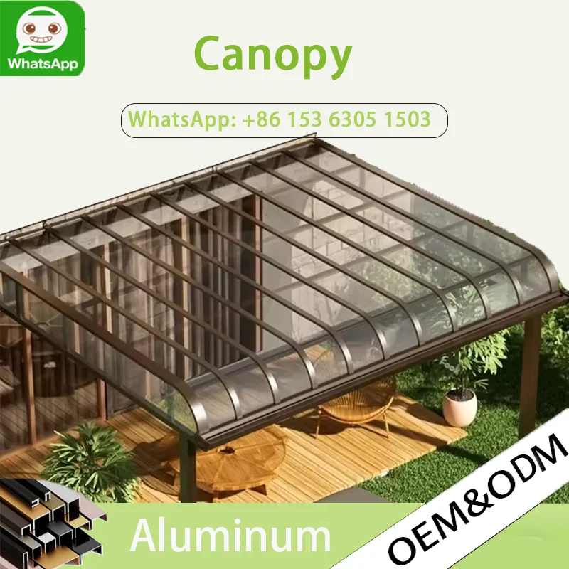 OneAlu Aluminum Outdoor Carport - Windproof,Rainproof,Snowproof,Typhoon-Resistant,Durable & Easy-Install Sun Canopy