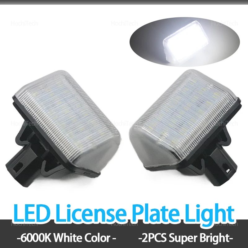 2pcs LED Number Plate Light Error Free License Plate Lamp for Mazda 6 CX-7 Speed 6 2006 2007 2008 CX-5 2013 2014