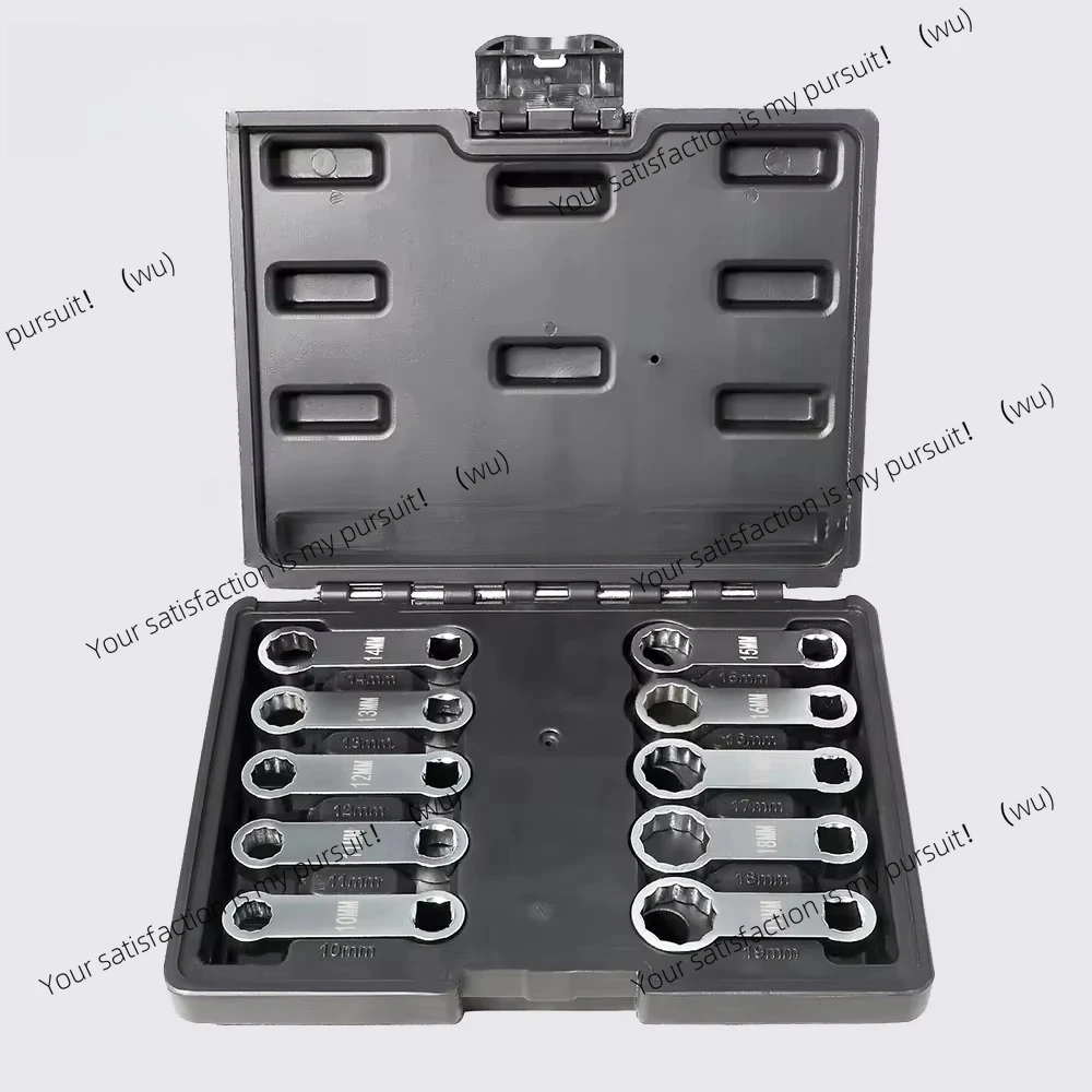

Torque Wrench 12-Point Adapter Set 3/8 Metric Unit 10 Pieces 10mm - 19mm