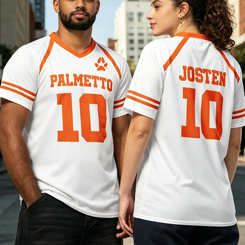 The Foxhole Court Jersey 01-10 Palmetto State University Foxes Football Tee Short Sleeve O-neck Loose Unisex T-shirt Men Women