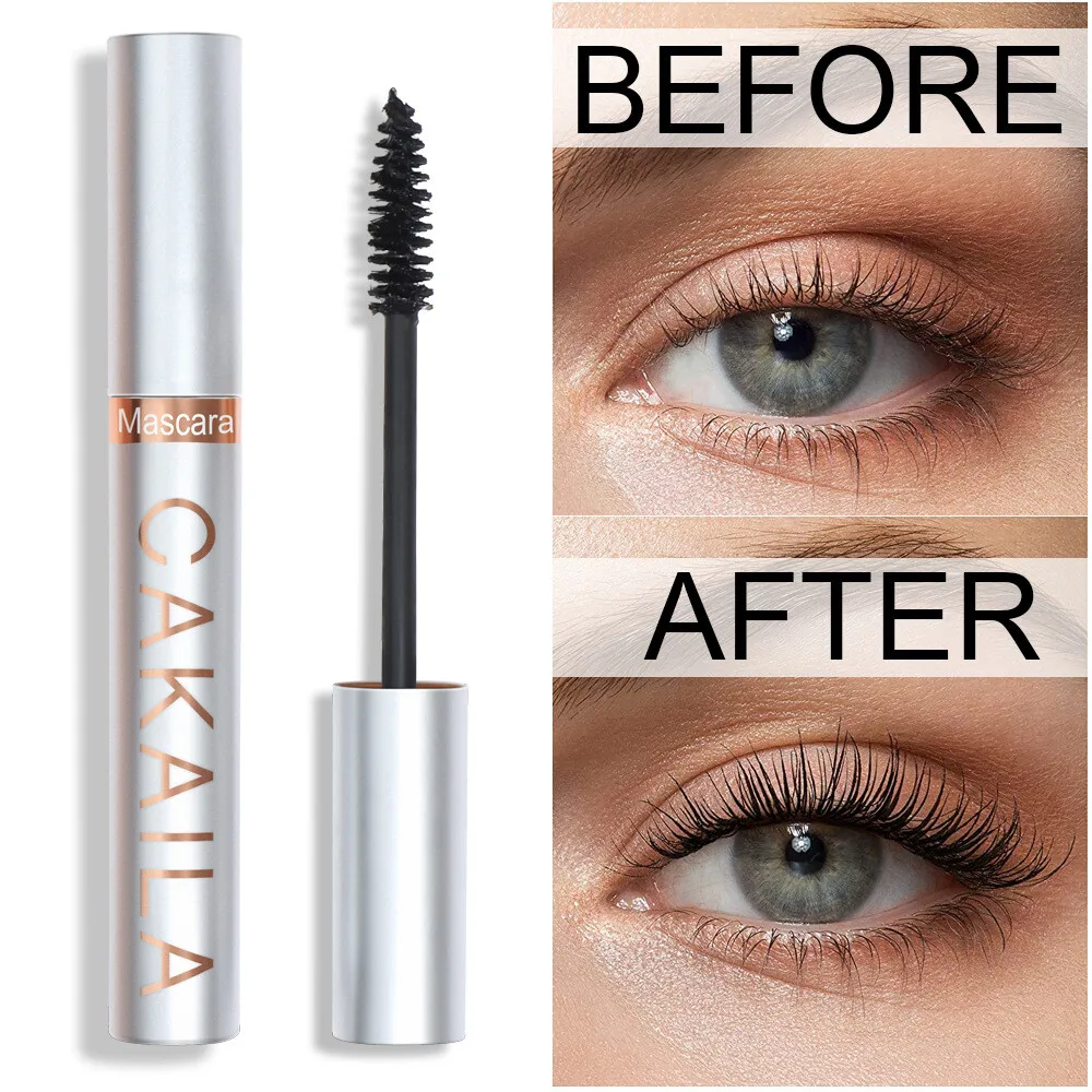 Extreme Black Extra Eyelash Curling Extension Volume Natural Mascara Silica Gel
