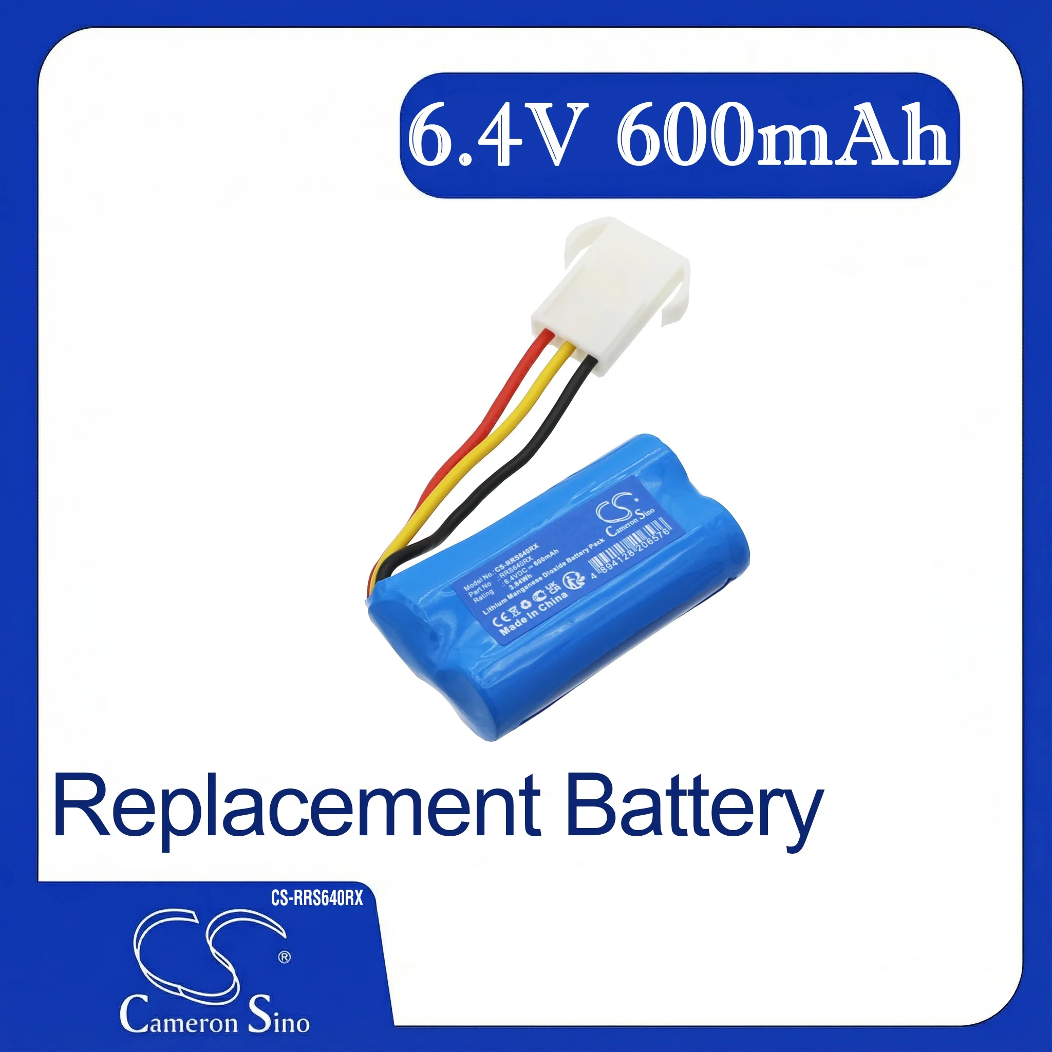 Cameron Sino Replacement Battery for Riester  L Otoscopes, Laryngoscopes, Ophthalmoscopes,, Fits P/N 10691,Ri-accu