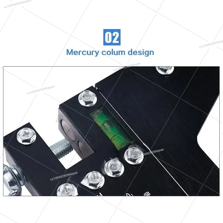 Calibro professionale per allineamento binario guida per ascensore