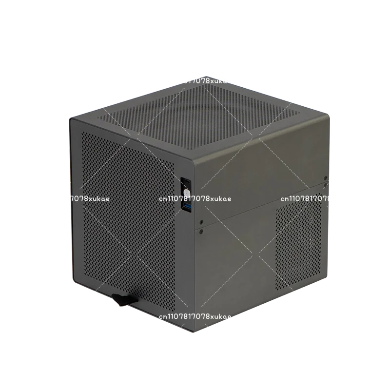 Scorpio 4-Bay NAS Case, 1.5mm Anodized Aluminum, ITX Motherboard | SFX Power Supply | SATA/SAS Backplate