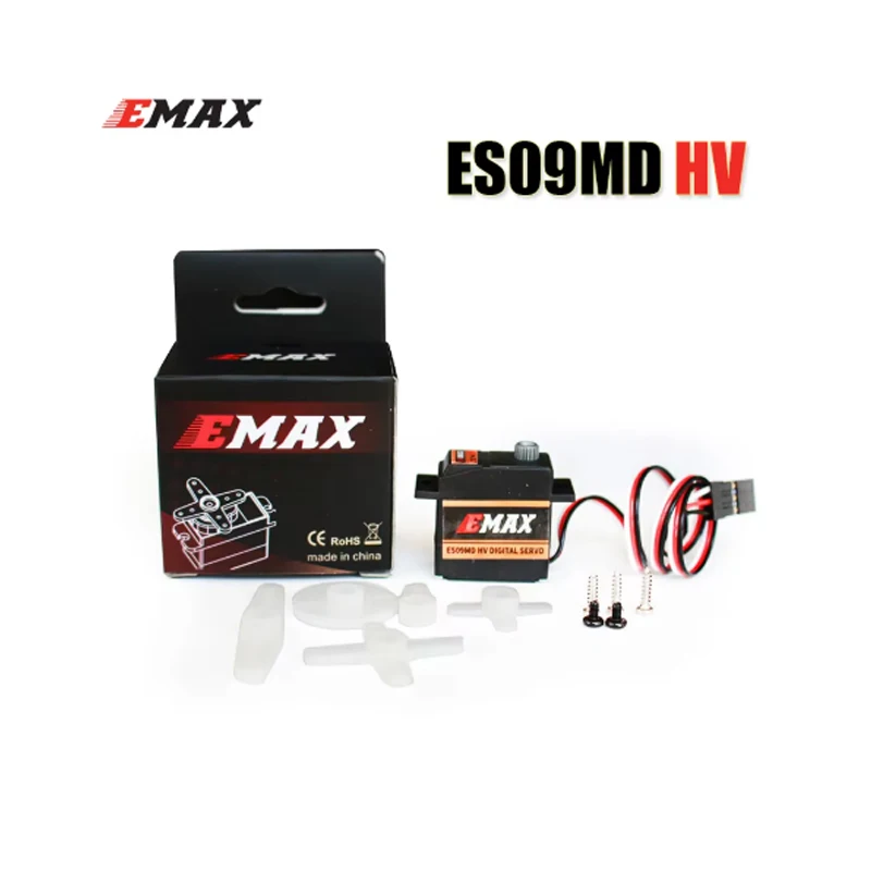 Emax ES09MD HV 6-8.4V Universele Hoogspanning Metal Gear Digitale Servo Voor RC UAV Helikopters Vliegtuig vrachtwagen Boot Auto Onderdelen