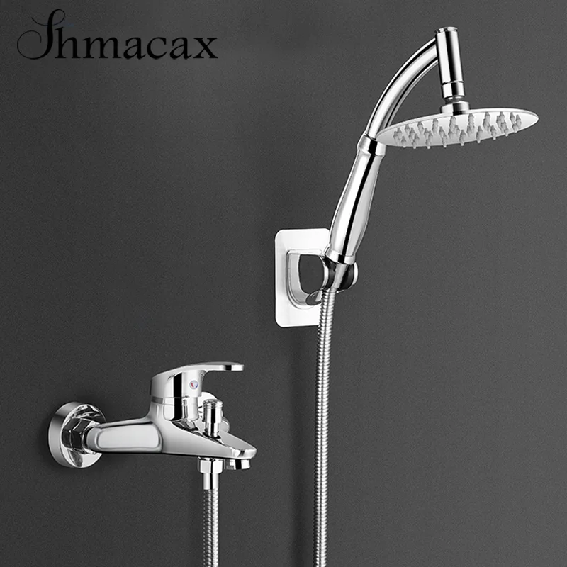 Shower Head Extension Arm Hand Hold Adjustable Extender Angled Shower Arm Kit Chrome Sprinkle Parts For Bathroom