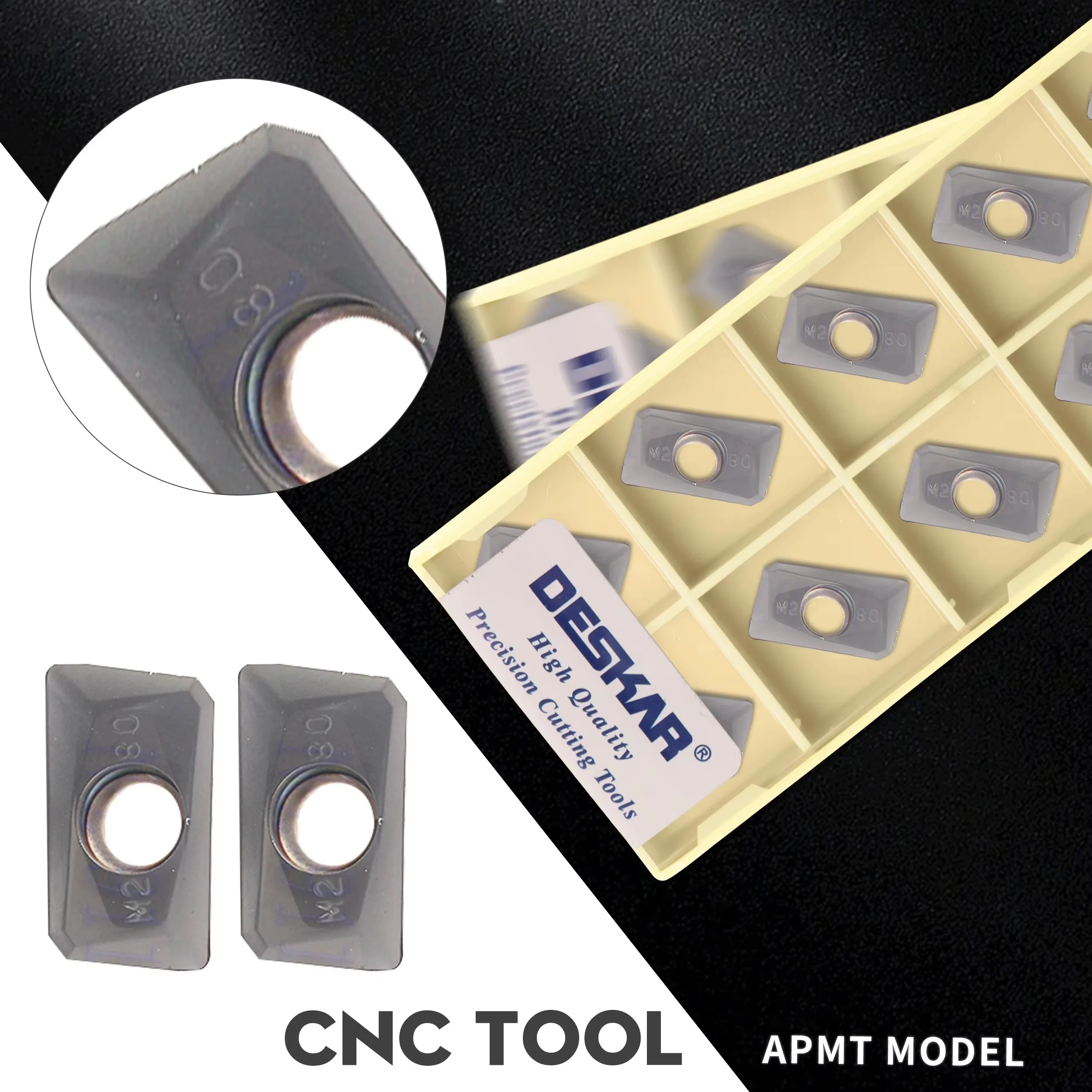 

APMT1135PDER-M2 LF6018 APMT1604PDER-M2 LF6018 CNC Lathe Square Shoulder Milling Cutting Inserts For Processing Stainless Steel