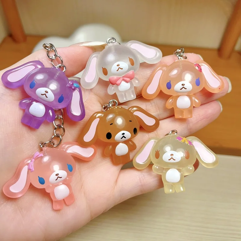 In Stock Sugarbunnies Pendant Cute Rabbit Pendant Transparent Figure Small Pendant Birthday Gift