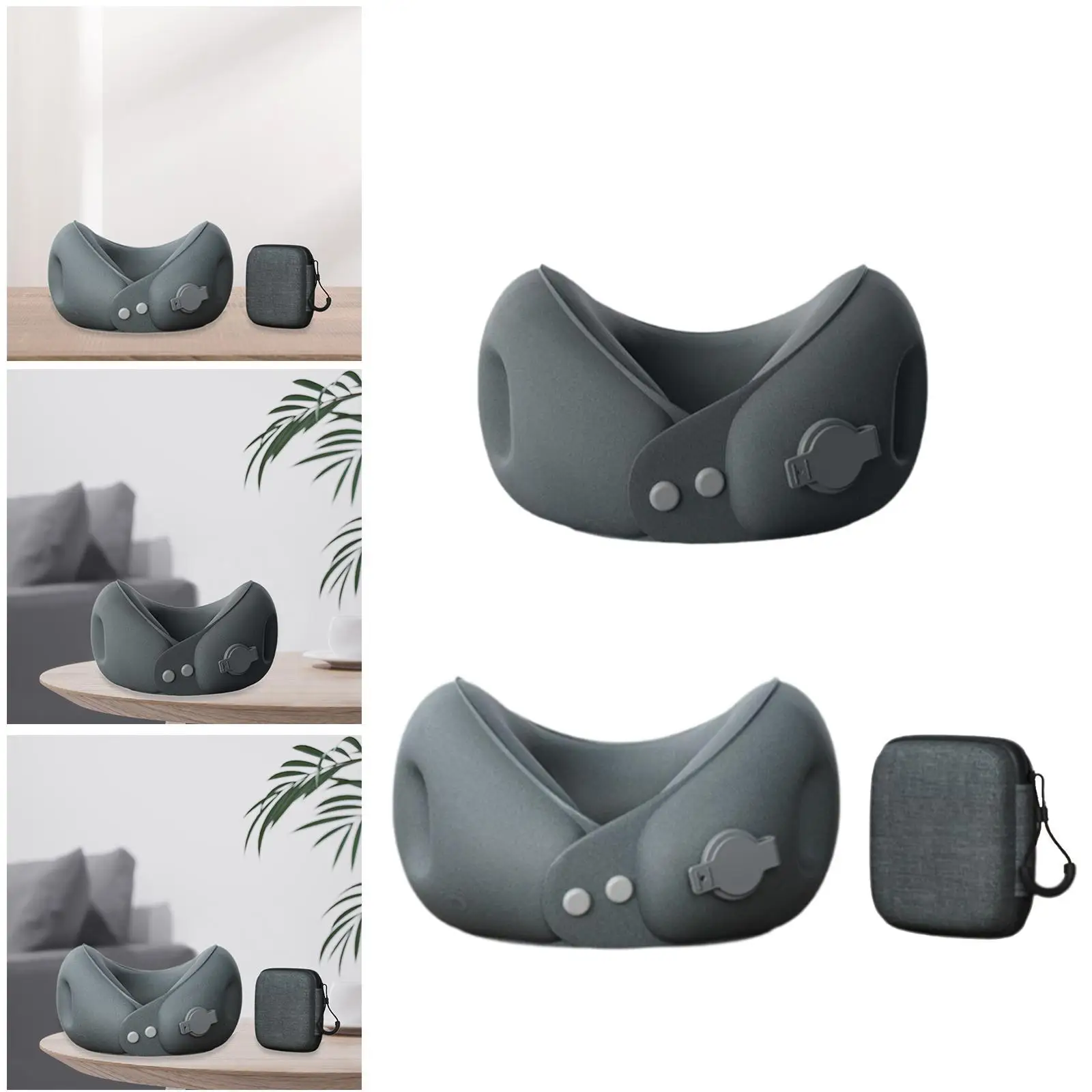 

Travel Pillow Inflatable Neck Pillow Men Women Folding Ultralight Soft