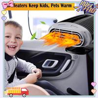 Car Heater 12V 150W Portable Car Heater, 2 In 1 Car Heating And Cooling Fan,Car Windshield Defroster Demister