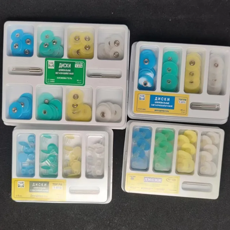 

10-коробные диски для полировки зубов, композитный отделочный диск, уменьшение брутто, контурная оправка, стоматологические расходные материалы, набор полосок