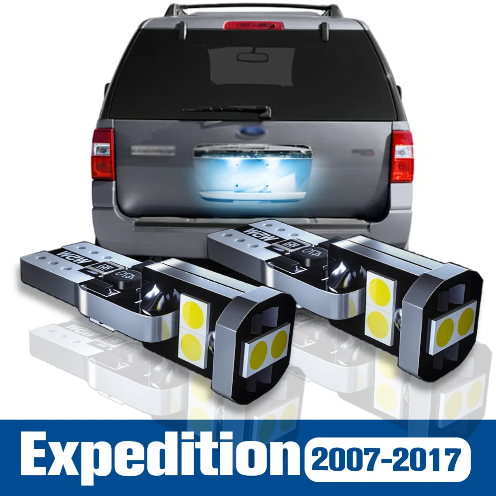 

2pcs LED License Plate Light Lamp Accessories Canbus For Ford Expedition 2007 2008 2009 2010 2011 2012 2013 2014 2015 2016 2017