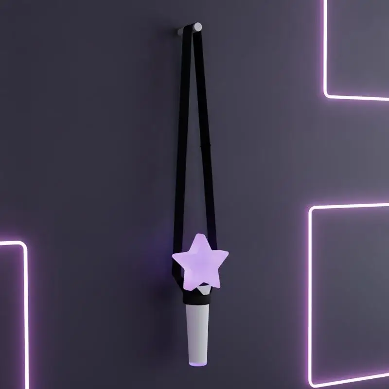 K- Lightstick Crossbody Strap, Solid Adjustable Lanyard, Portable Belt For Concert Fan Party, Lightstick Not Included