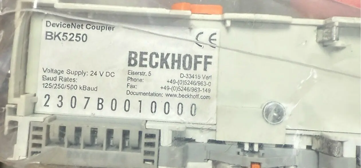 BECKHOFF, DeviceNet Coupler, Model BK52