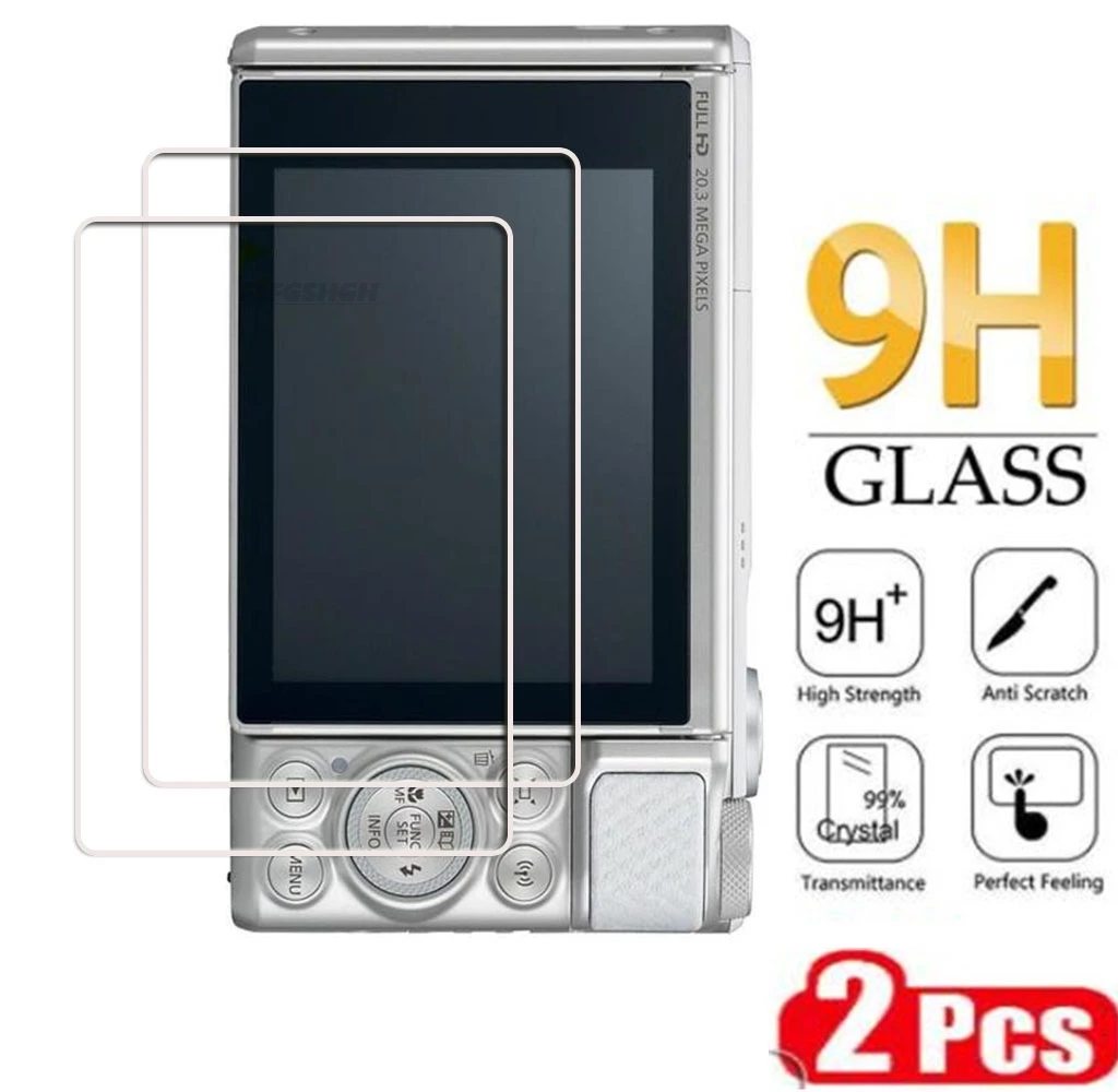 atFoliX Glasfolie für Canon Digital IXUS 70 Panzerfolie 9H Schutzpanzer