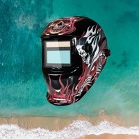 Hot Solar Charging Automatic Dimming Welding Facemask Head-mounted LCD Screen Arc Sensor Wide Hood with Adjustable Shade Delay