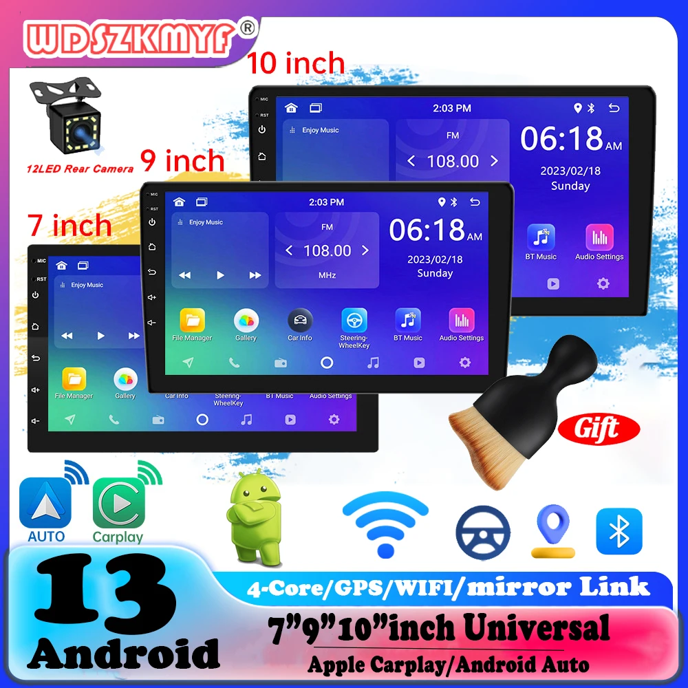 

Android 13 Universal Car Radio 7"/9"/10" Autoradio 32G 2 Din WIFI GPS Car Audio Multimedia Player For Hyundai Nissan Toyota Kia