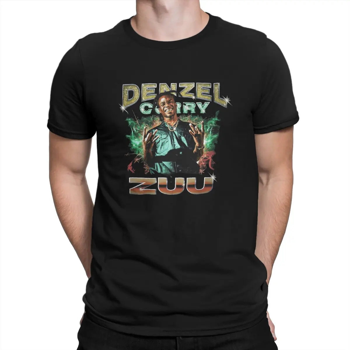 Denzel Curry Men's TShirt ZUU Individuality T Shirt Graphic Streetwear Hipster