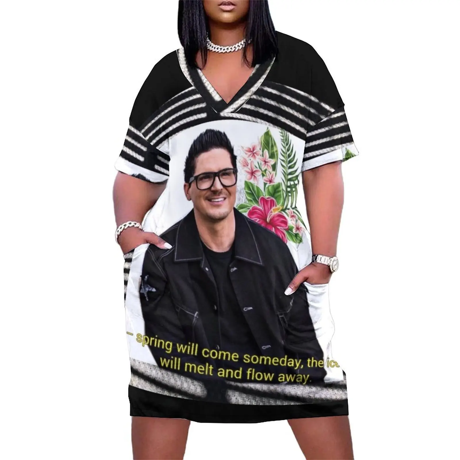 

Zak Bagans Loose Pocket Dress dresses korean style elegant dress summer dress for women 2025 ladies dresses for women 2025