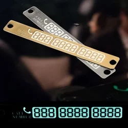 Car Phone Number Card Plate Suckers Temporary Parking Card Telephone Number Sticker Auto Front Parking Assist Universal Styling