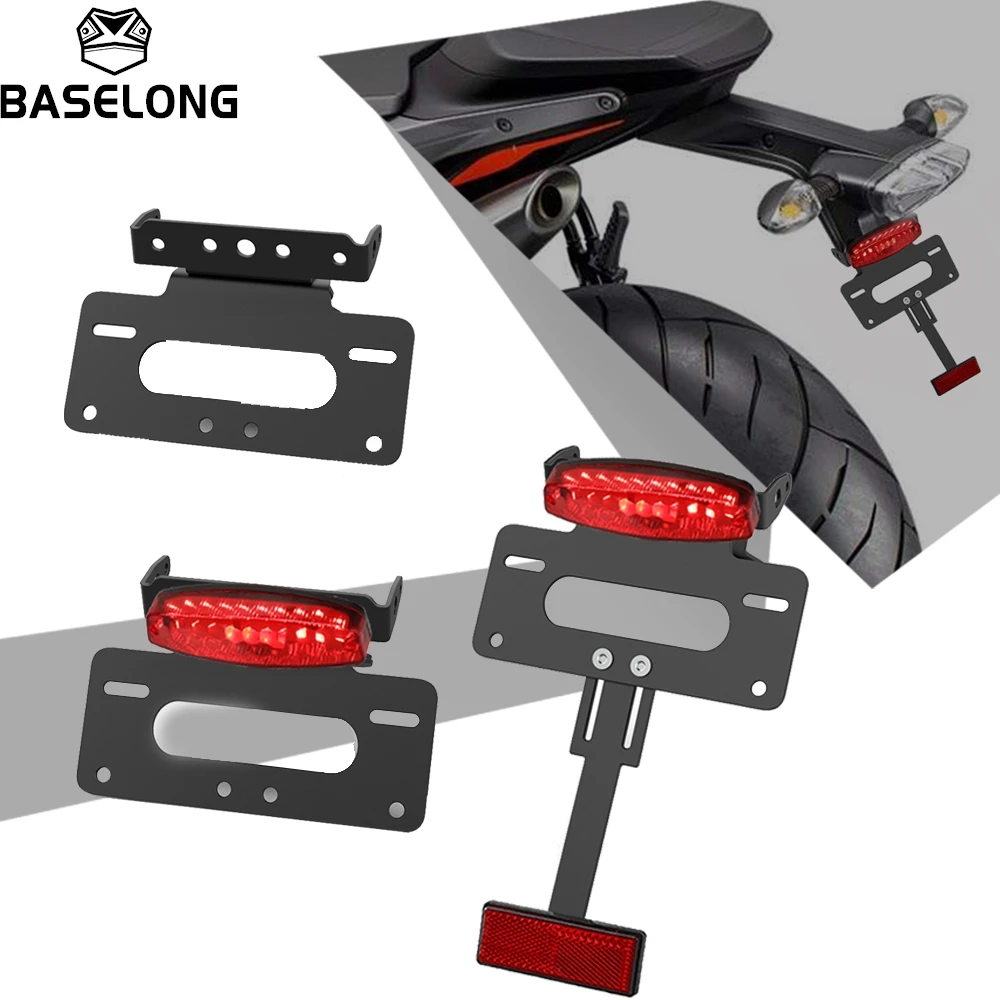 

For KTM 790 Duke DUKE790 2018 2019 2020 2021 2022 2023 2024 License Plate Holder Bracket Rear Tail Tidy Fender Eliminator Kits