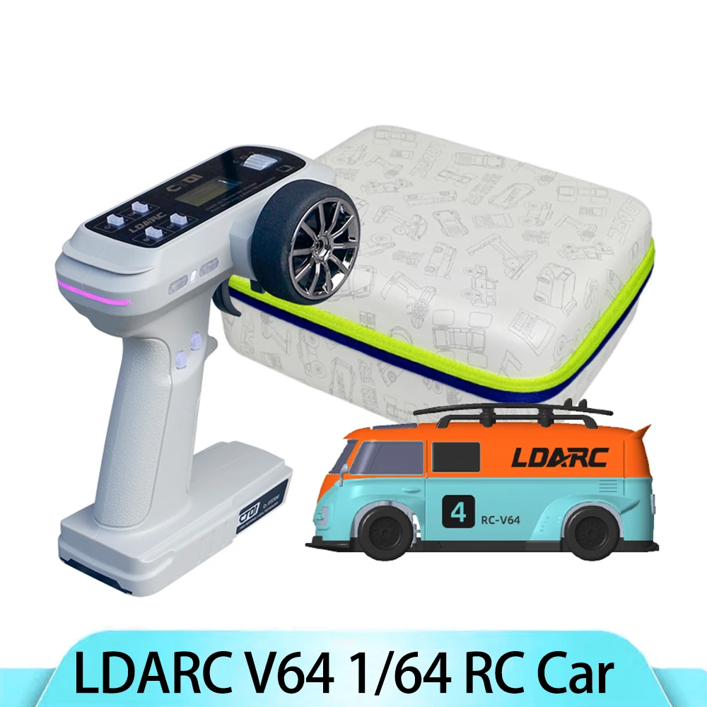 

LDARC V64 1/64 MINI RC Simulated Electric Remote Control Model Car Tabletop Bus Vehicle RTR 2.4GHz Adults Children's Toys