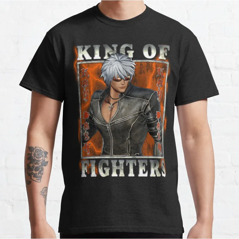 

King of Fighters XV - Better Than K KOF 80s Video game Retro fighting videogames T-shirt for men Large size Adult Tops S-6xl