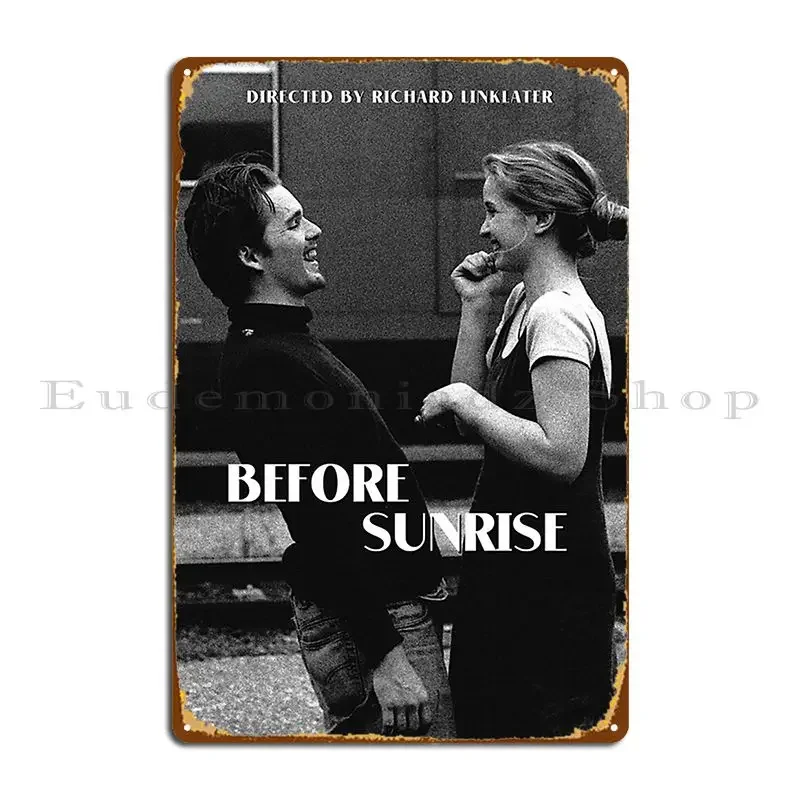 Before Sunrise Sunset Midnight-letreros de Metal para Club, sala de estar, cine personalizado, cartel de estaño oxidado