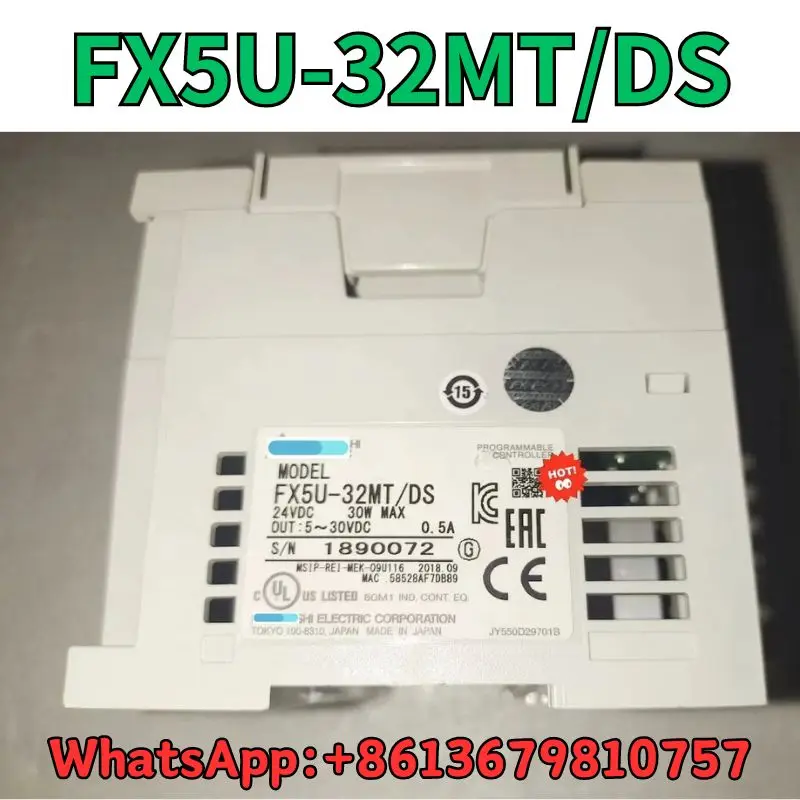 Used PLC FX5U-32MT/DS test OK Fast Shipping