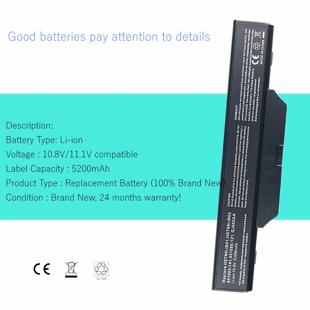 Laptop battery for HP/Compaq 6720 6720S 6720s/CT 6730s 6730s/CT 6735s 6820 6820s 6830 Notebook PC