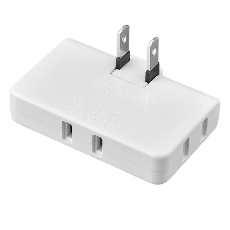 DX62 Outlet Saver 2 Prong Plug Extension Adapter 2 Outlets - Image 2