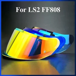 Lente visiera per casco moto per LS2 FF808 Sostituisci Anti-UV Anti-graffio Antipolvere Scudo antivento Accessori per attrezzature moto