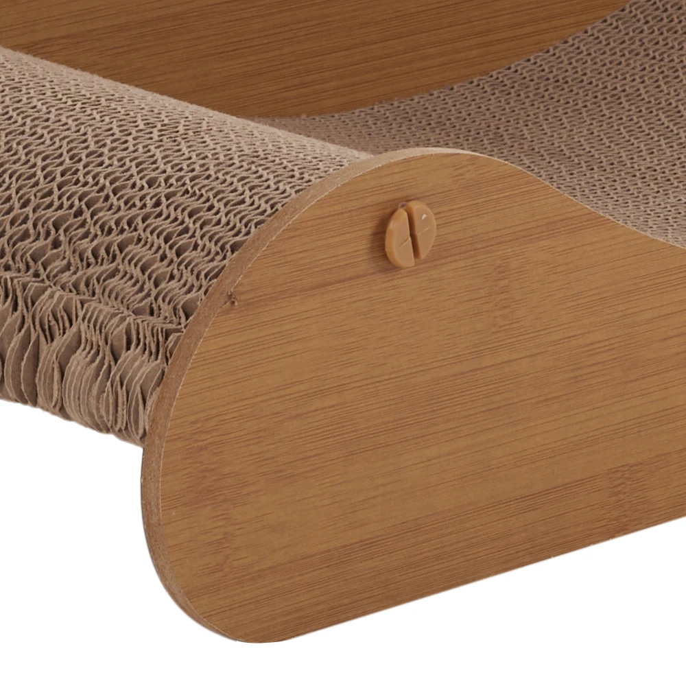 لوح خدش للقطط كبير الحجم من Tieker، سرير كذب، أريكة للقطط، سرير من الورق المقوى، سرير للقطط، مقاوم للاهتراء، أثاث للحيوانات الأليفة