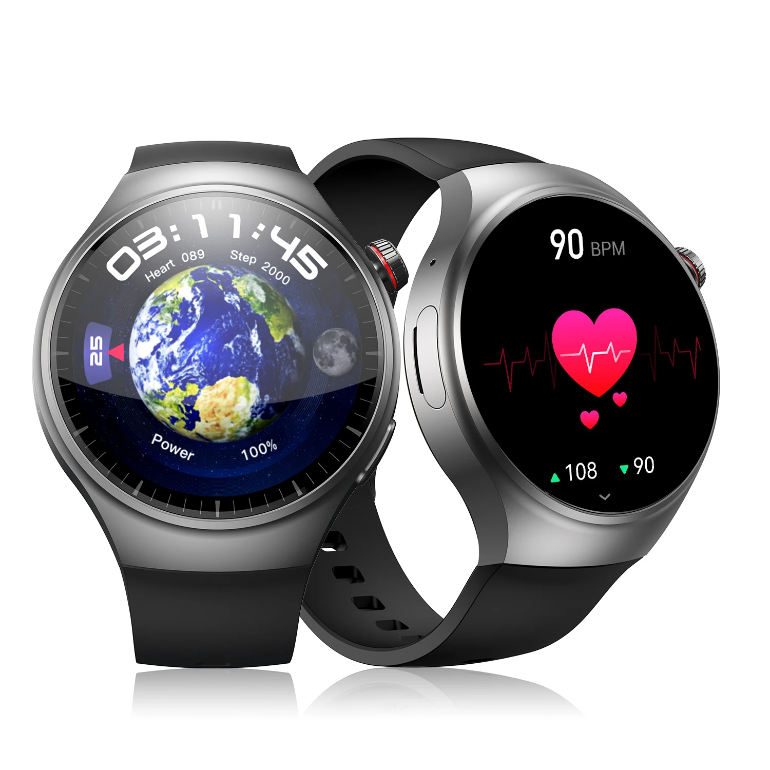 

2024 Smart Watch 4G SIM card NFC 1.52'' Wearable devices touch BT calling GPS heart rate WIFI 4G Smart Watches3ATM Waterproof