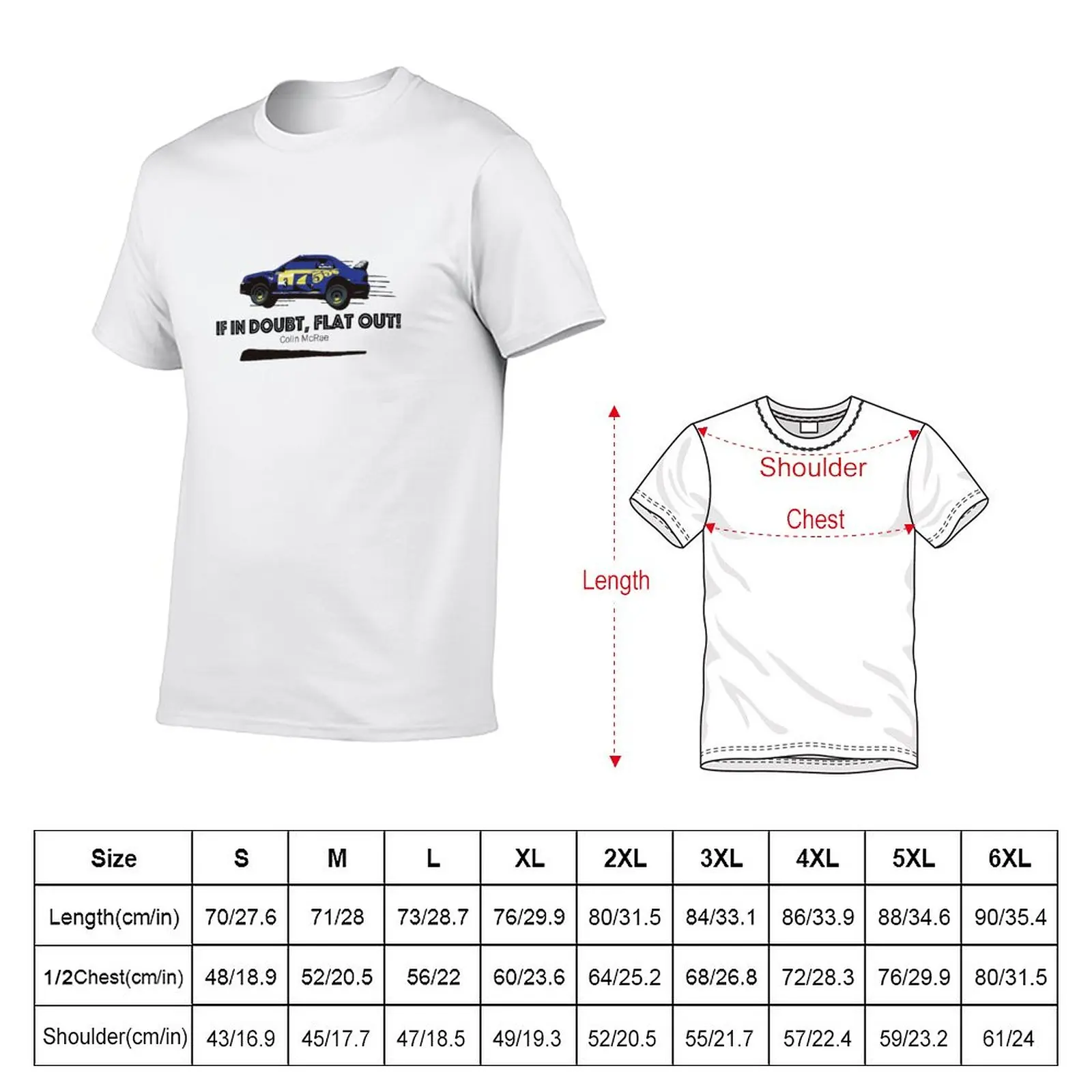 New Colin McRae, If in Doubt, Flat Out! T-Shirt boys t shirts Tee shirt oversized t shirt T-shirt for a boy men graphic t shirts