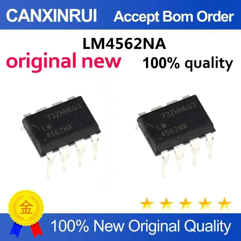 

LM4562NA dual operational amplifier upgradeable fever grade spot LM4562 dip-8 imported original