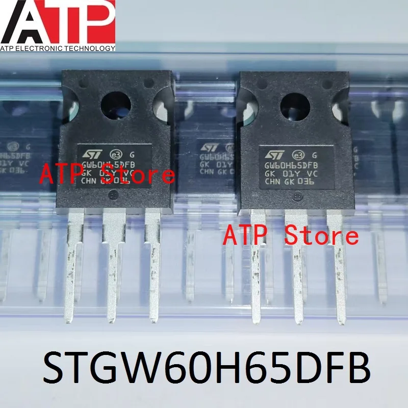 10 STKS/PARTIJ 100% Nieuwe Originele GW60H65DFB STGW60H65DFB TO-247 Transistors IGBT 650 V 60A 375 W