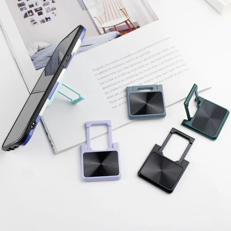 

Simple Contracted Expansion Phone Holder Grip Tok Cellphones Back Paste Folding Stand Phone Accessories Support Bracket Griptok