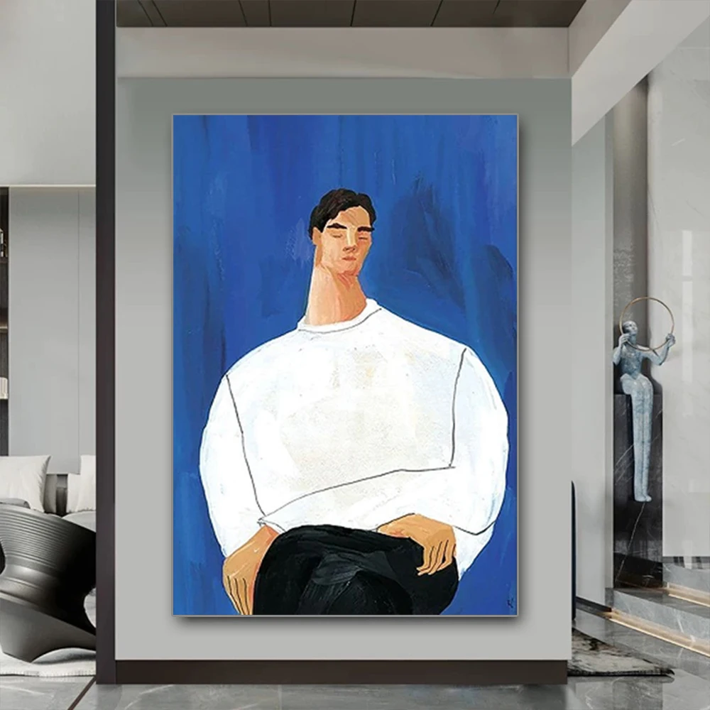 Abstract Character Wall Pictures Picasso Works Wall Art Canvas Painting Nordic wall decor home hand oil Painting for room Decor