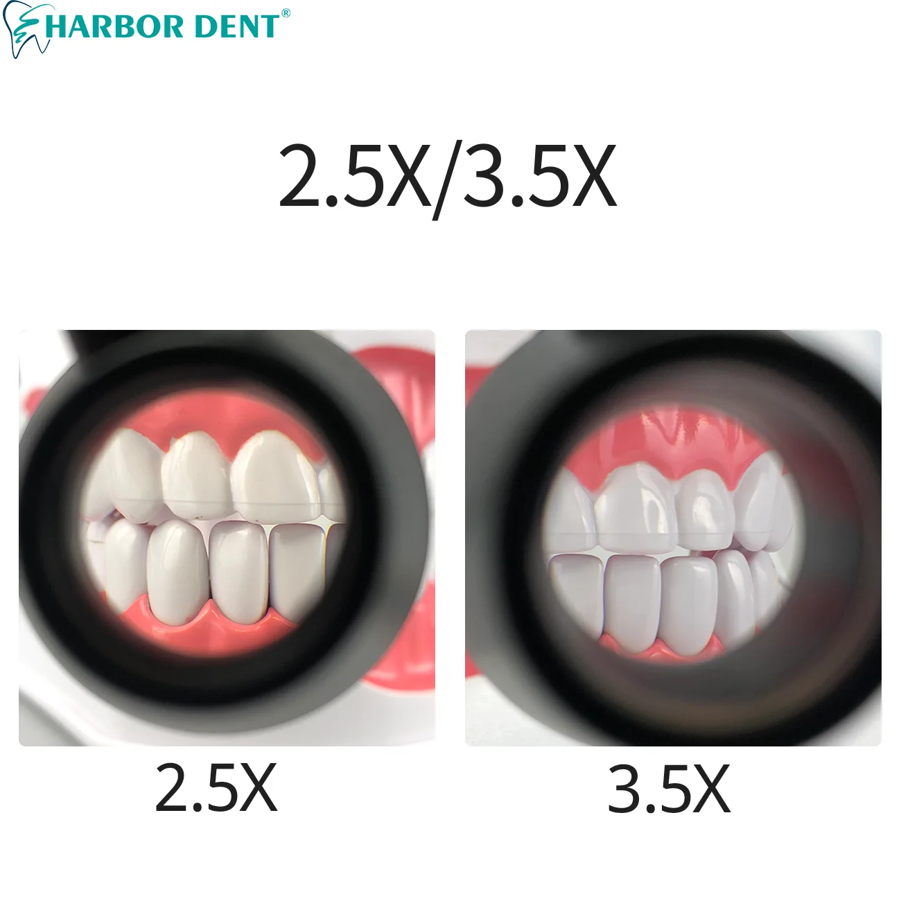 Lupas dentárias LED sem fio, Farol cirúrgico, Ponto de brilho ajustável, Lupa óptica para cirurgia odontológica, 2.5X, 3.5X, 5W