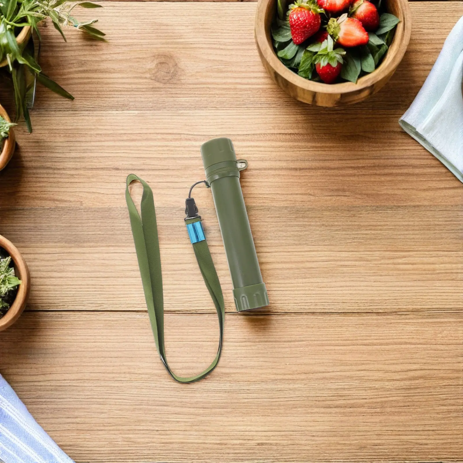 Portable Water Purifier Straw Lightweight Multi-Stage Emergency Drinking Filter for Camping Hiking Survival Outdoor Stream River - view 4