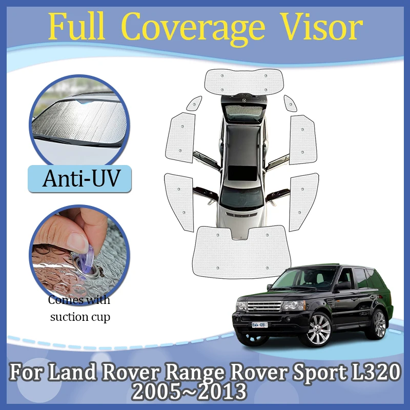 

For Land Rover Range Rover Sport Accessories L320 2005~2013 Sunscreen Window Sun Visors Sunshade UV Protection Car Accessories